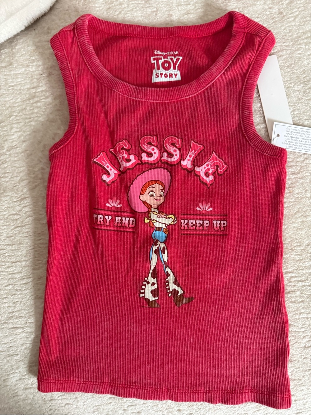 Jessie Pink Tank Top for Kids